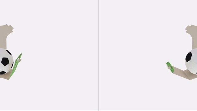 Упаковка "обечайка" для мяча 3D смотреть онлайн