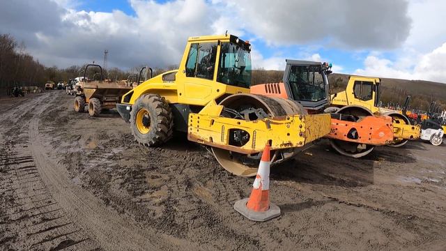 Lot 84 - 2013 Bomag BW219DH-4 (SN: 1223) Vibratory Roller | Maltby, Uk Auction 17 & 18 March смотреть онлайн