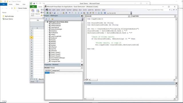Excel VBA - How To Copy A Folder