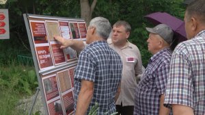 В селе Спасском открыли памятный камень