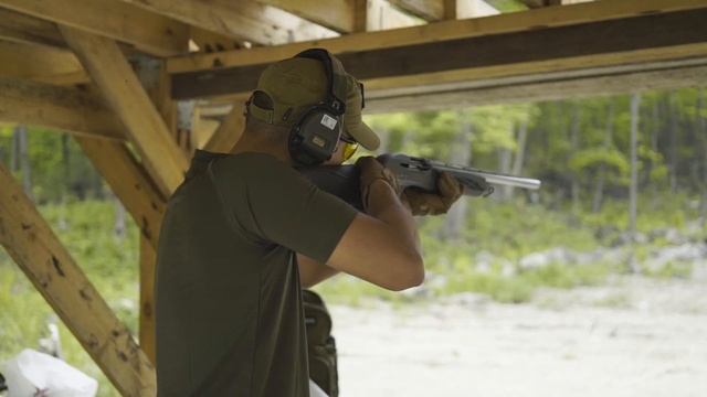 Ружье Fabarm XLR composite - сравнение стволов 760мм и 900мм. смотреть онлайн