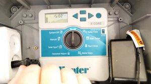 Как принудительно включить ручной полив на контроллере Hanter
