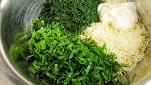 Осетинский пирог с творогом и сыром