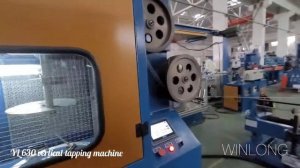 WINLONG Test run of the YL-630 vertical type tapping line/YL-630 вертикальная линия лентообмотки