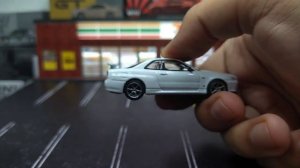 mini GT NISSAN SKYLINE GT-R R34 WHITE #nissan #sky #line #gtr #gtaonline #gta5