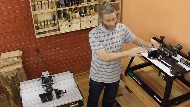 Фрезерные приспособления Trend в Rubankov.Net, Часть первая - фрезерный стол Trend mk3 смотреть онлайн