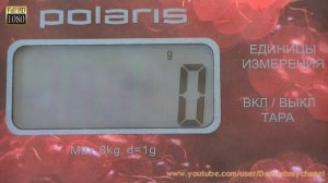 Обзор кухонных весов POLARIS PKS 0832DG