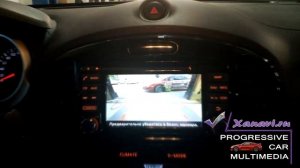 Nissan Juke (2013-15) - установка магнитолы от максимальной комплектации + 2 камеры.