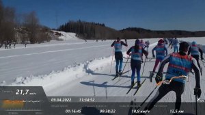 Югорский лыжный марафон-2022 глазами Морозова Михаила №1997. 9 апреля 2022 г. Ханты-Мансийск.