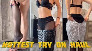 HOTTEST DRESS UP EVER Try-on haul Stylish girls try on haul dress mini skirt
