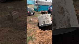 Установка кольца для септика своими руками