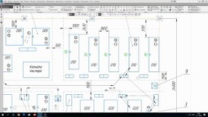 Разработка планировки. Участок цеха металлообработки