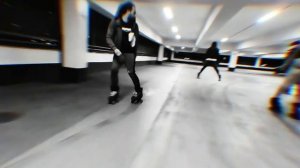 Quad Skating in East side of London Newham! Chop and Shuffle edition