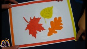 Осеннее панно. Мастер-класс + шаблоны листьев. Осенние поделки в садик и школу