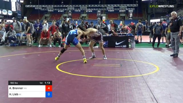 2018 USMC-USAW Cadet & Junior FS Nationals/Junior 160 Consi Of 32 #2 - Austin Brenner (MN) Vs. Hay смотреть онлайн