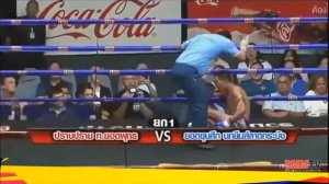 Нокауты в муай-тай Лоу-киком. Тайский бокс.