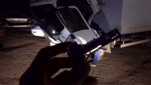 ISUZU - установили LED лампы 24 в.