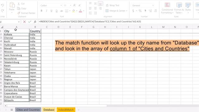 Mastering Excel: Understanding nested Index & Match Functions in 3 Minutes