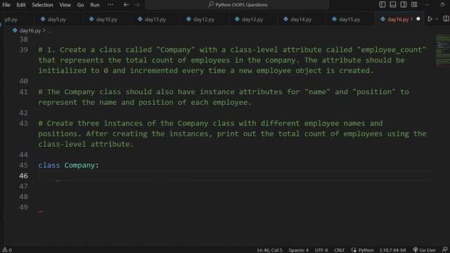 Master OOP Question-Solving with Python: DAY16 #day16 | What is  @classmethod decorator
