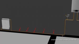 Однотрубное отопление из медных труб