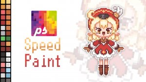 Pixel Art.  Genshin Impact. Klee