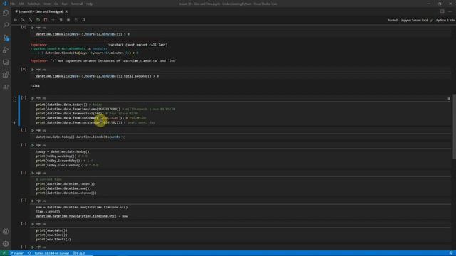 Understanding Python: Lesson 31 - Date and Time смотреть онлайн