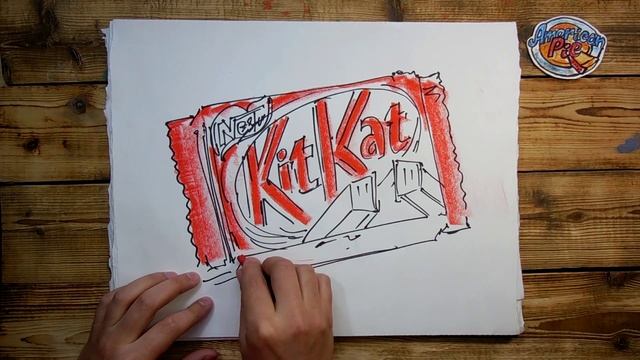 Идеология KitKat | KitKat Ideology | Рисую шоколадку с вафлей