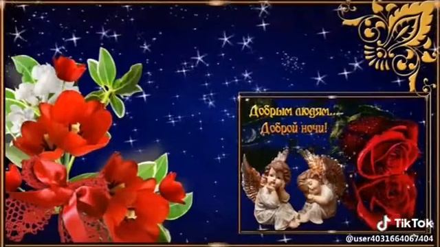 Доброй ночи ....Самые романтические пожелания !!!????❤???