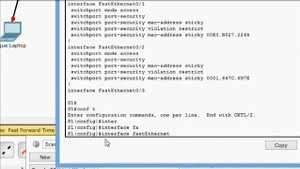 5.2.2.7 Packet Tracer - Configuring Switch Port Security