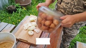 Самое простое блюдо в казане. Жареный картофель с курицей. Как приготовить. Казан для новичков.