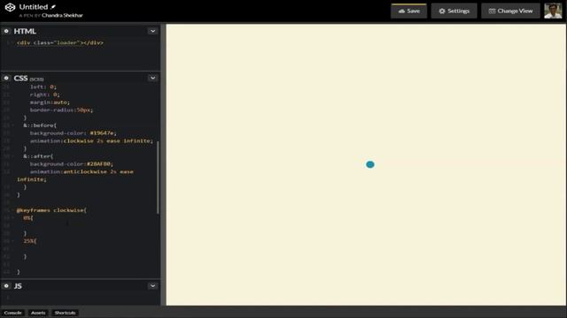 html css javascript - Pure CSS Preloader Animation Tutorial