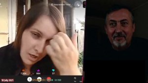 Счастливая Разведенка и Меганыч. Скайп
