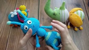 Игрушки из ОСТАТКОВ ПРЯЖИ! #амигуруми #вязаные_игрушки_из_остатков_пряжи #остатки