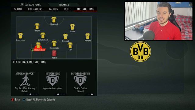 Recreate my 3-4-3 Borussia Dortmund Career Mode Tactics in FIFA 22 | Custom Tactics Explained смотреть онлайн