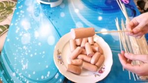 Корн доги домашние - рецепт без кукурузной муки. Сосиски во фритюре. Сосиски в тесте на палочке!