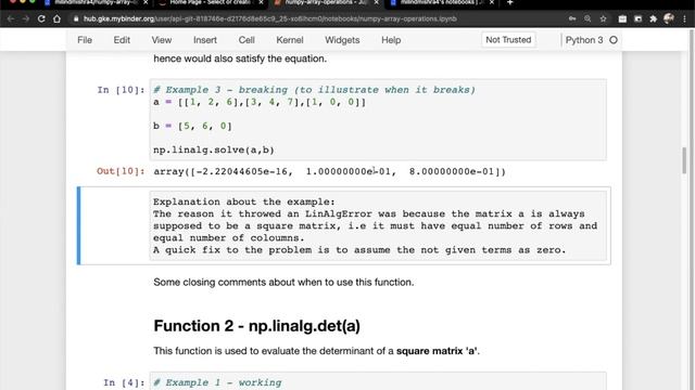 Assignment 2 - Numpy Array Operations | Data Analysis with Python: Zero to Pandas смотреть онлайн