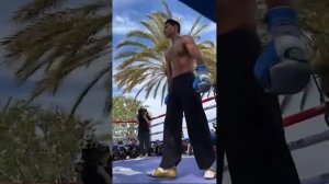 Райан Гарсия провел открытую тренировку