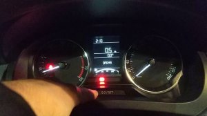 Skoda clock setting (настройка часов)