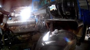 Гаражные хроники. Т-150к модернизация выхлопной системы. Переделка привода "газа".1 часть.