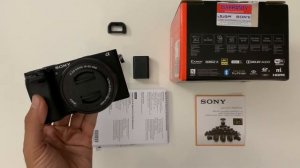 Sony Alfa a6400 + 16-50MM Lens Unboxing