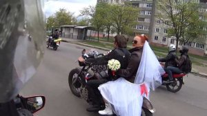 Слёт байкеров байк-рок-фестиваль Сумы 2016 Парад колонна часть - 1.