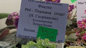 07.11.23./ВЫСТАВКА осенней коллекции фиалок в Доме фиалок#выставка#фиалки#домфиалки#
