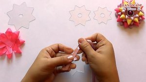 Шаблоны "Звездочки". Канзаши. МК. / DIY. Kanzashi. Templates Stars .