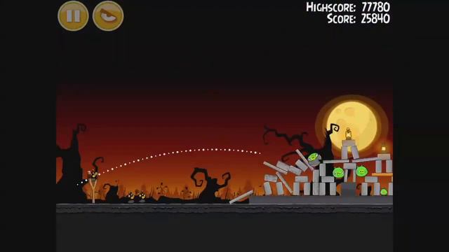 Angry Birds Seasons - Trick or Treat Level 1-7 Walkthrough 3 Stars смотреть онлайн