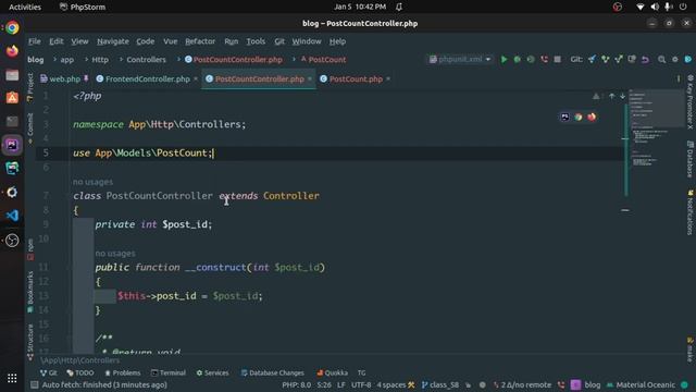 Laravel 9 Blog Project | Part -19 | Post read counter  | Web Learn BD