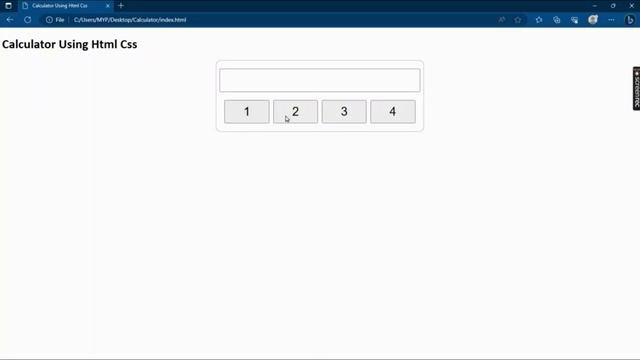 Calculator No JavaScripte Only HTML & CSS