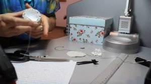 Тильда хранительница ватных палочек и дисков  Часть 4