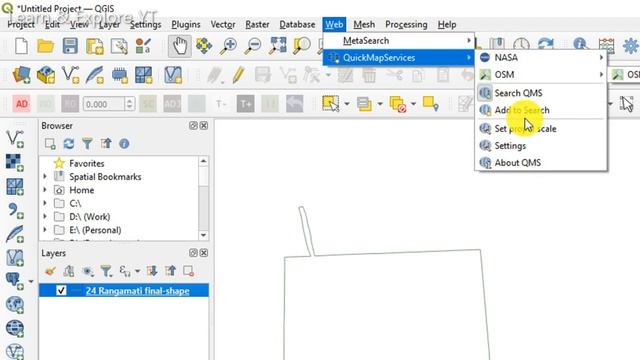 How to Install QUICK MAP SERVICE PLUGIN in QGIS Software смотреть онлайн