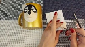 Чихуахуа из полимерной глины. Декор на кружке. Видео лепка собаки. Polymer clay dog. Diy