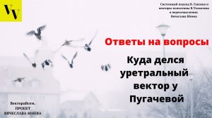 Куда делся уретральный вектор у Пугачевой. ВектораВсем. Проект Вячеслава Юнева